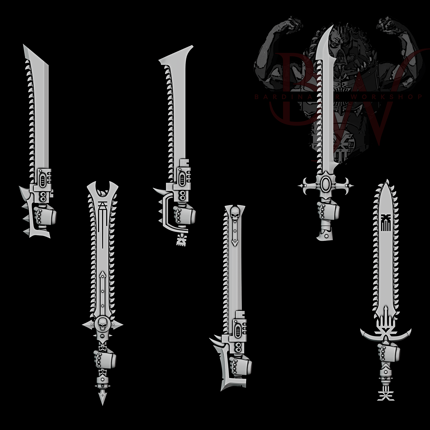 Chainsword Upgrade Set V2 x5 | Bardinator.Workshop
