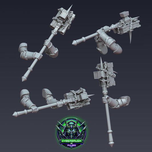 Codex Hammers Conversion Kit x3 | Cyberbrush_3D_Pulses