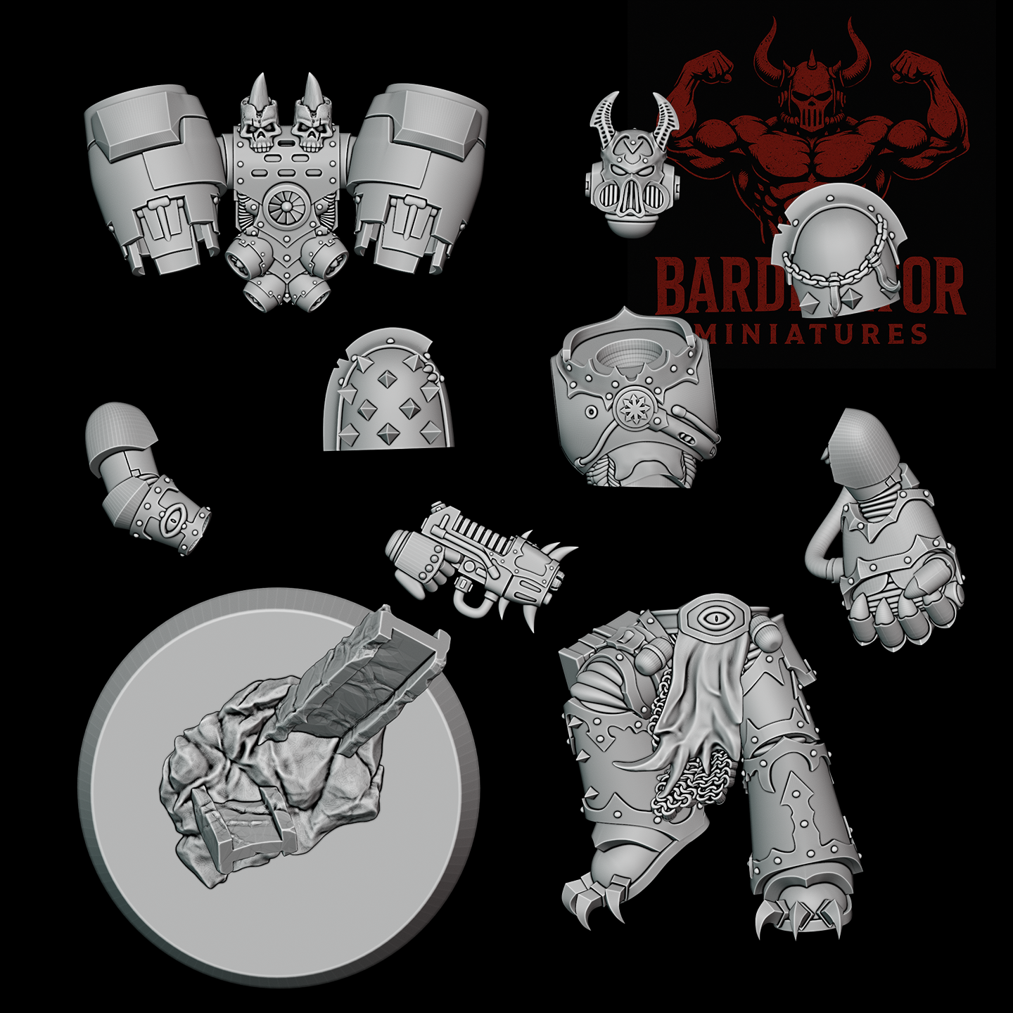 VIII Squad Upgrade Set V1 x3 | Bardinator.Workshop