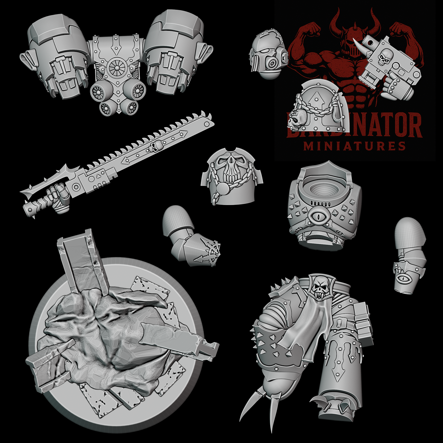 VIII Squad Upgrade Set V1 x3 | Bardinator.Workshop