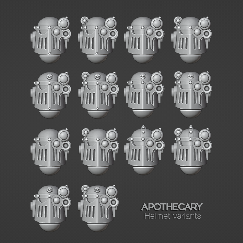 M2 Apothecary Heads Upgrade Set | oHm | V1 x10