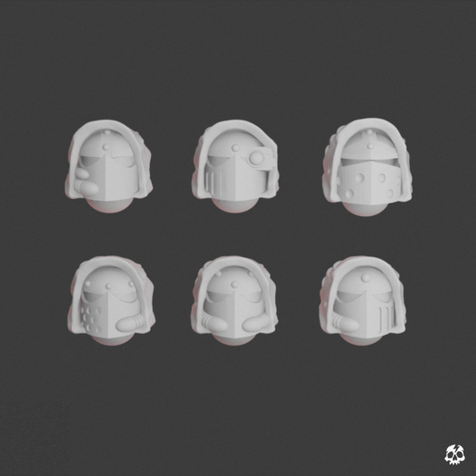 XIV Hooded Heads Upgrade Set V1 x10