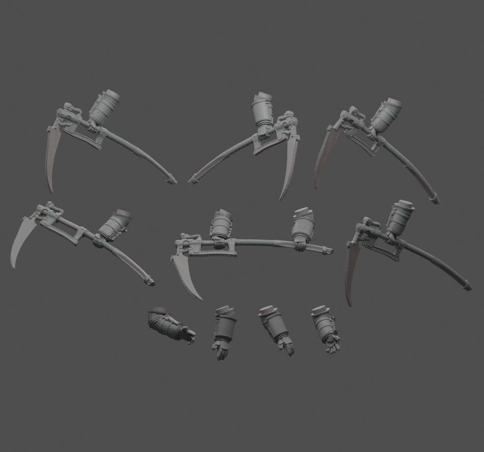 Exterminator Squad Scythe Upgrade Set V1 x3 | Sedivalle