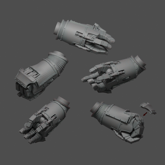 Exterminator Squad Powerfist Upgrade Set V1 x6 | Sedivalle