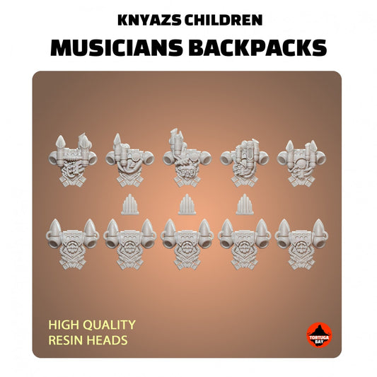 Knyazs Childrens Musicians Backpacks x5 | Tortuga Bay