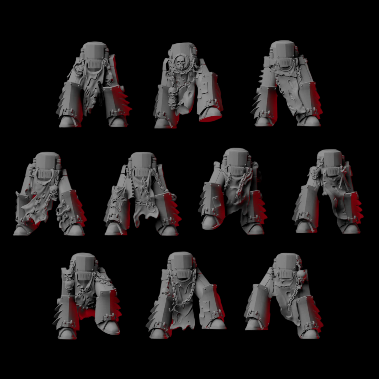 VIII Heavy Infantry Legs V1 x5