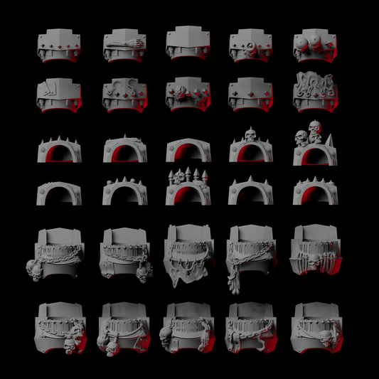 VIII Heavy Infantry Torsos V1 x5