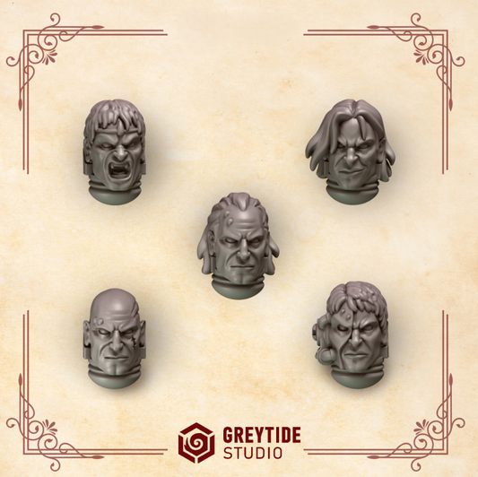 IX Heads | GreyTide Studio | V1 x10