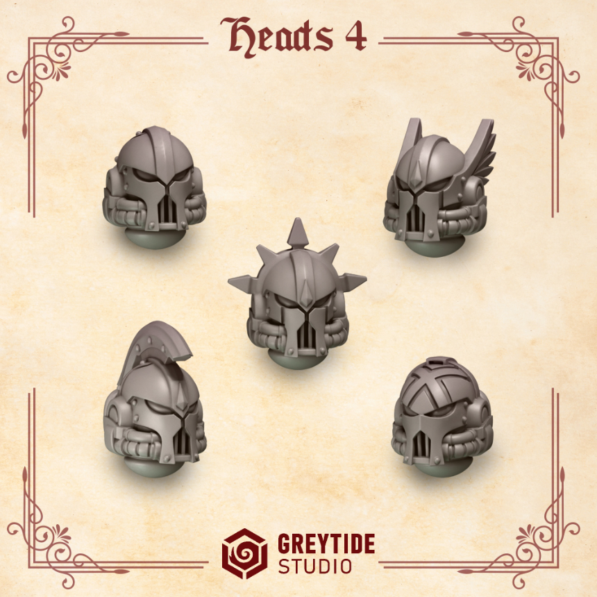 IX Heads | GreyTide Studio | V4 x10