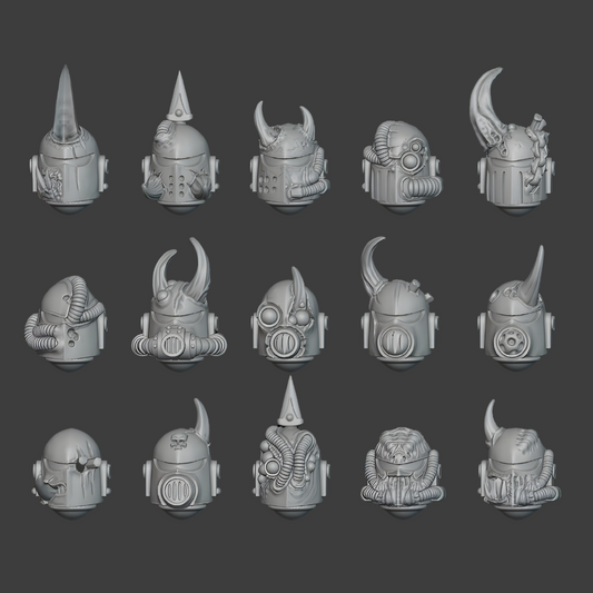 XIV Mutated Heads Upgrade Set x10